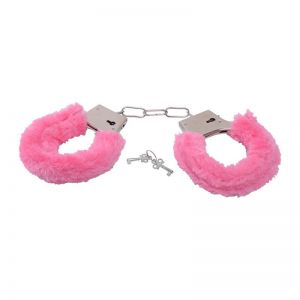 FURRY HANDCUFFS BESTSELLER PINK
