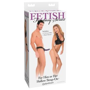 FETISH FANTASY HOLLOW STRAP ON FOR HIM OR HER PURPLE