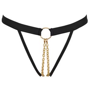 SEXY BLACK STRING WITH CHAINS