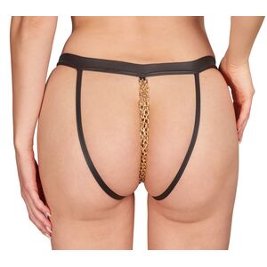SEXY BLACK STRING WITH CHAINS