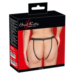 SEXY BLACK STRING WITH CHAINS