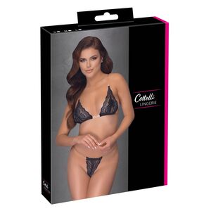SEXY SET WITH TRANSPARENT STRAPS