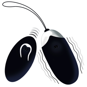INTENSE FLIPPY II VIBRATING EGG WITH REMOTE CONTROL BLACK