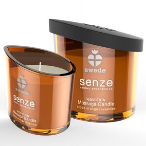 SWEDE SENZE SEDUCTION MASSAGE CANDLE - CLOVE, ORANGE, LAVENDER