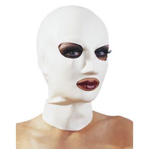 WHITE LATEX HOOD