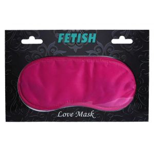SATIN LOVE MASK PINK