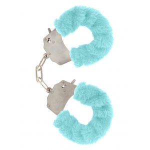 FURRY HANDCUFFS AQUA