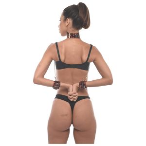 SPORTSHEETS AMBER NECK AND WRIST RESTRAINT ANIMAL