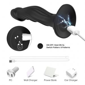 OPTIMUS BLACK  9 VIBRATION FUNCTIONS