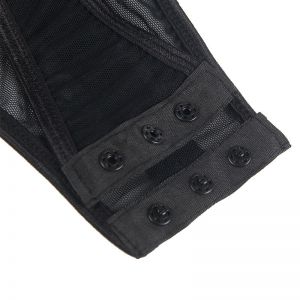 SUBBLIME - TEDDY WITH GARTER STRAP DETAIL CHEST BLACK