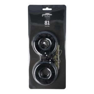 Nº 81 FURRY CUFFS BLACK