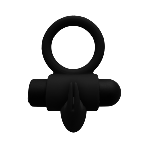 E9 BLACK RECHARGEABLE VIBRATING RING