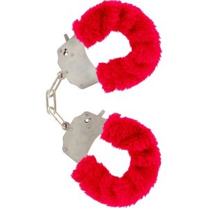 PURE JOY HANDCUFFS, RED, MOKKO TOYS