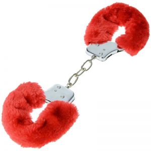 PURE JOY HANDCUFFS, RED, MOKKO TOYS