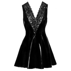 VINYL DRESS-BLACK LEVEL