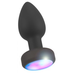 RC FLASHING BUTT PLUG WITH VIBRATION-ANOS