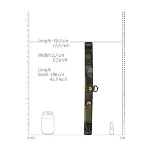 OUCH! – ARMY LEASH & COLLAR SET