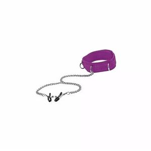 VELCRO COLLAR WITH NIPPLE CLAMPS