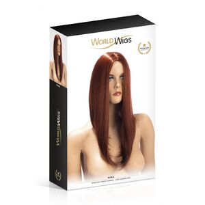 NINA CARRE LONG BROWN WIG