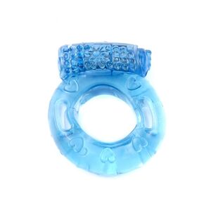 VIBRATING COCK RING – BLUE