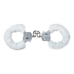 FURRY HANDCUFFS WHITE