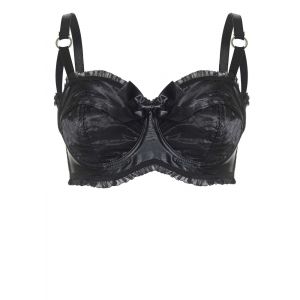 SATIN UNDERWIRE BULLET BRA