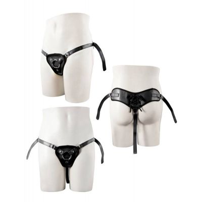 STRAP ON MIRACLE INTERACTION UNIVERSAL HARNESS BLACK