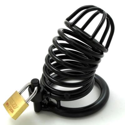 JAIL HOUSE CHASTITY DEVICE BLACK