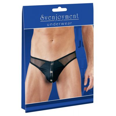 ΜΑΥΡΟ ΑΝΔΡΙΚΟ ΣΤΡΙΝΓΚ ΜΕ ΔΙΑΚΟΣΜΗΤΙΚΑ ΚΟΥΜΠΙΑ