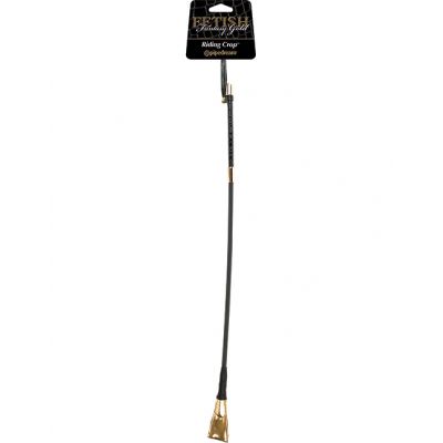 FF GOLD RIDING CROP BLACK