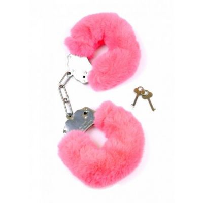 FURRY CUFFS PINK