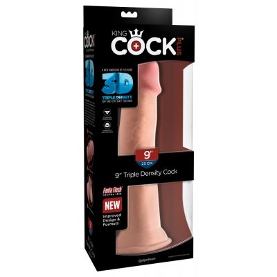 KING COCK 3D - TRIPLE DENSITY COCK 9"