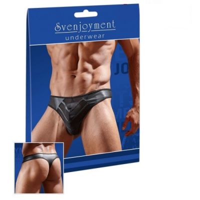 ΣΕΞΙ ΑΝΔΡΙΚΟ ΜΑΥΡΟ ΣΤΡΙΝΓΚ ΜΕ ΡΑΦΕΣ