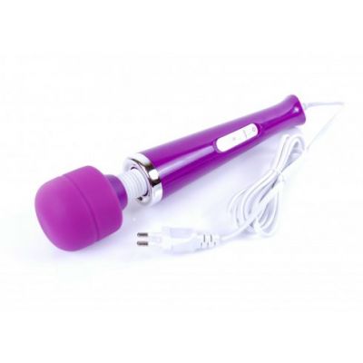 VIBRATOR MAGIC MASSAGER WAND 10 FUNCTION 220V PURPLE