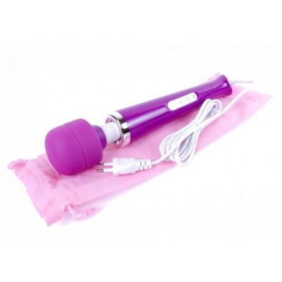 VIBRATOR MAGIC MASSAGER WAND 10 FUNCTION 220V PURPLE