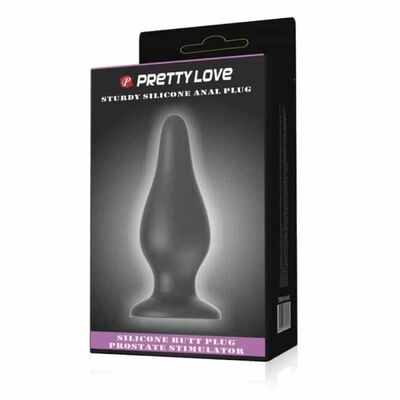 PRETTY LOVE STURDY SILICONE ANAL PLUG