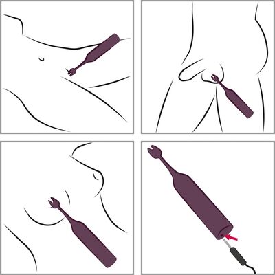 SPOT VIBRATOR WITH 2 TIPS