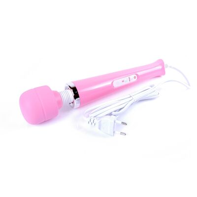 VIBRATOR MAGIC MASSAGER WAND 10 FUNCTION 220V PINK