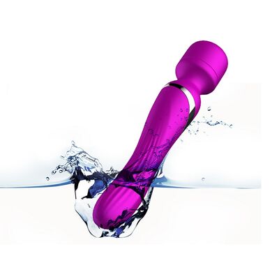SILICONE DUAL MASSAGER USB 7+7 FUNCTION PURPLE