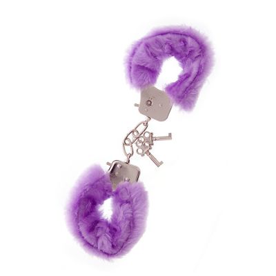 DREAM TOYS HANDCUFFS WITH PLUSH LAVENDER