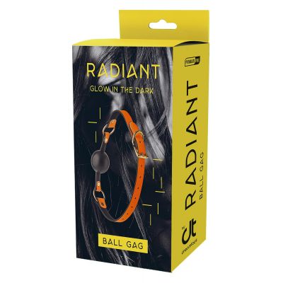 RADIANT BALL GAG GLOW IN THE DARK ORANGE