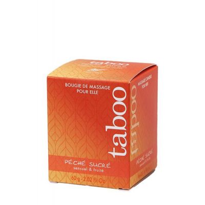 ΚΕΡΙ ΓΙΑ ΜΑΣΑΖ ΓΙΑ ΓΥΝΑΙΚΕΣ TABOO PECHE SUCRE CANDLE FOR HER - 60 G