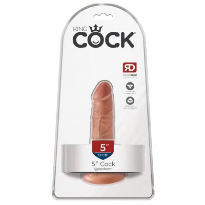 KING COCK 5" - TAN
