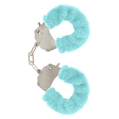 FURRY HANDCUFFS AQUA