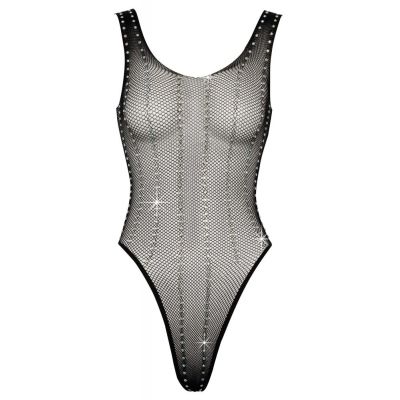 FISHNET BODY WITH RHINESTONES