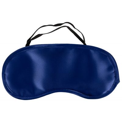 ROYAL BLUE SATIN MASK