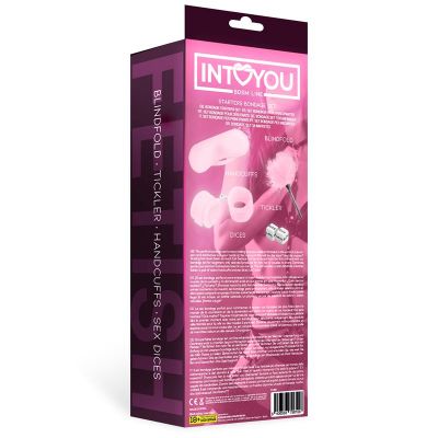 INTOYOU BDSM LINE STARTERS BONDAGE SET 4 PIECES PINK