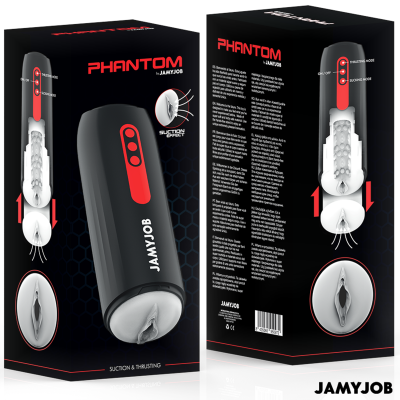 JAMYJOB - PHANTOM AUTOMATIC VAGINA MASTURBATOR 5 STIMULATING WAVES AND THRUST MODES
