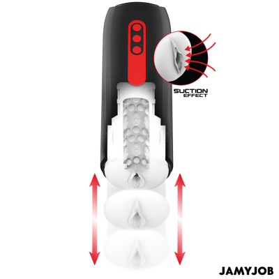 JAMYJOB - PHANTOM AUTOMATIC VAGINA MASTURBATOR 5 STIMULATING WAVES AND THRUST MODES