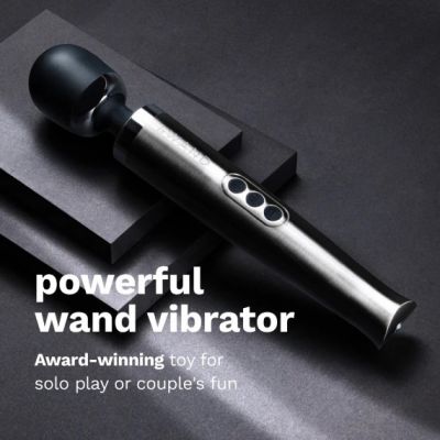 LE WAND DIE CAST RECHARGEABLE VIBRATING MASSAGER SILVER